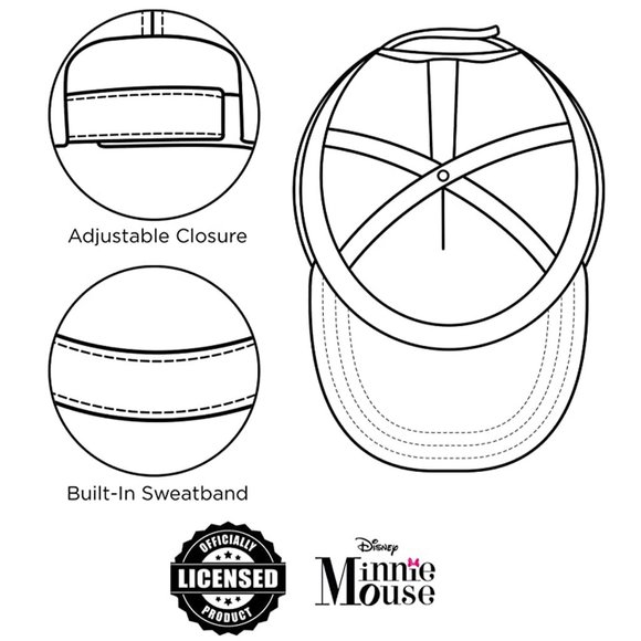 Disney 'Mommy & Me' Minnie Mouse Hat Set - Red - Picture 5 of 5
